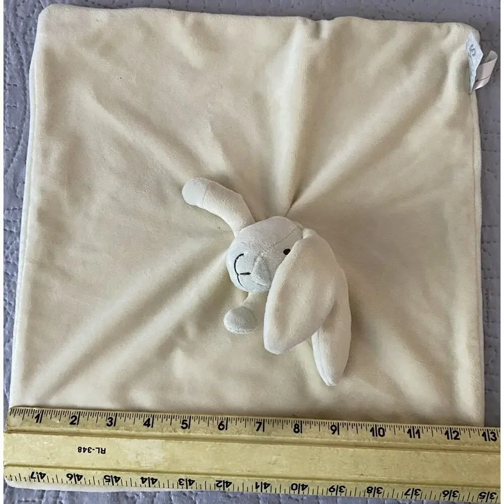 Floppy’s Teddy Kompaniet Diinglisar Beige Bunny Rabbit 13” X 13 1/2” Lovey